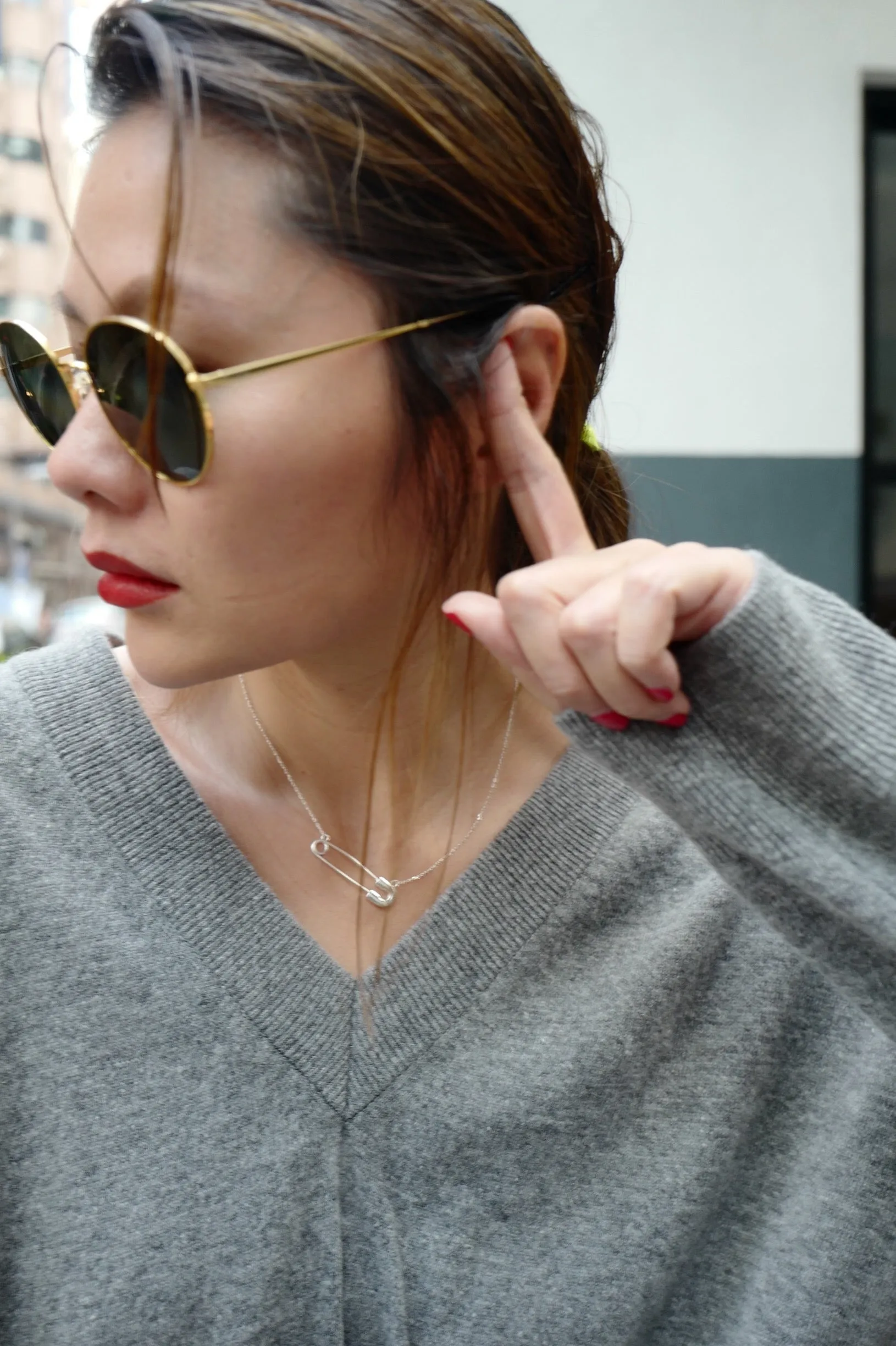 925 PIN NECKLACE *BEST BUY*