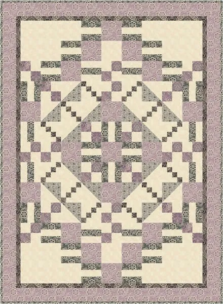 Abbey Center Quilt BS2-324e - Downloadable Pattern