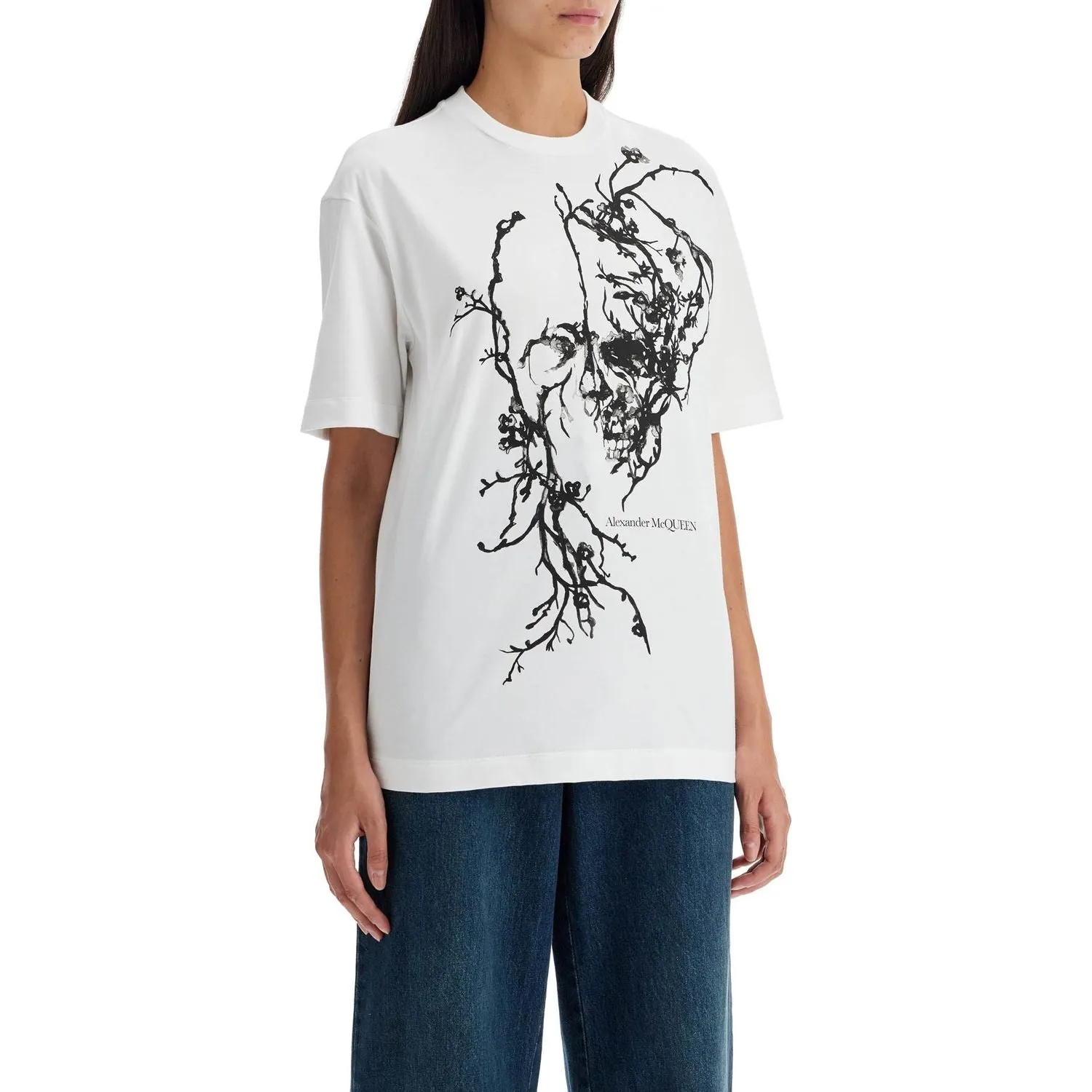 Alexander Mcqueen "oversized cherry blossom
