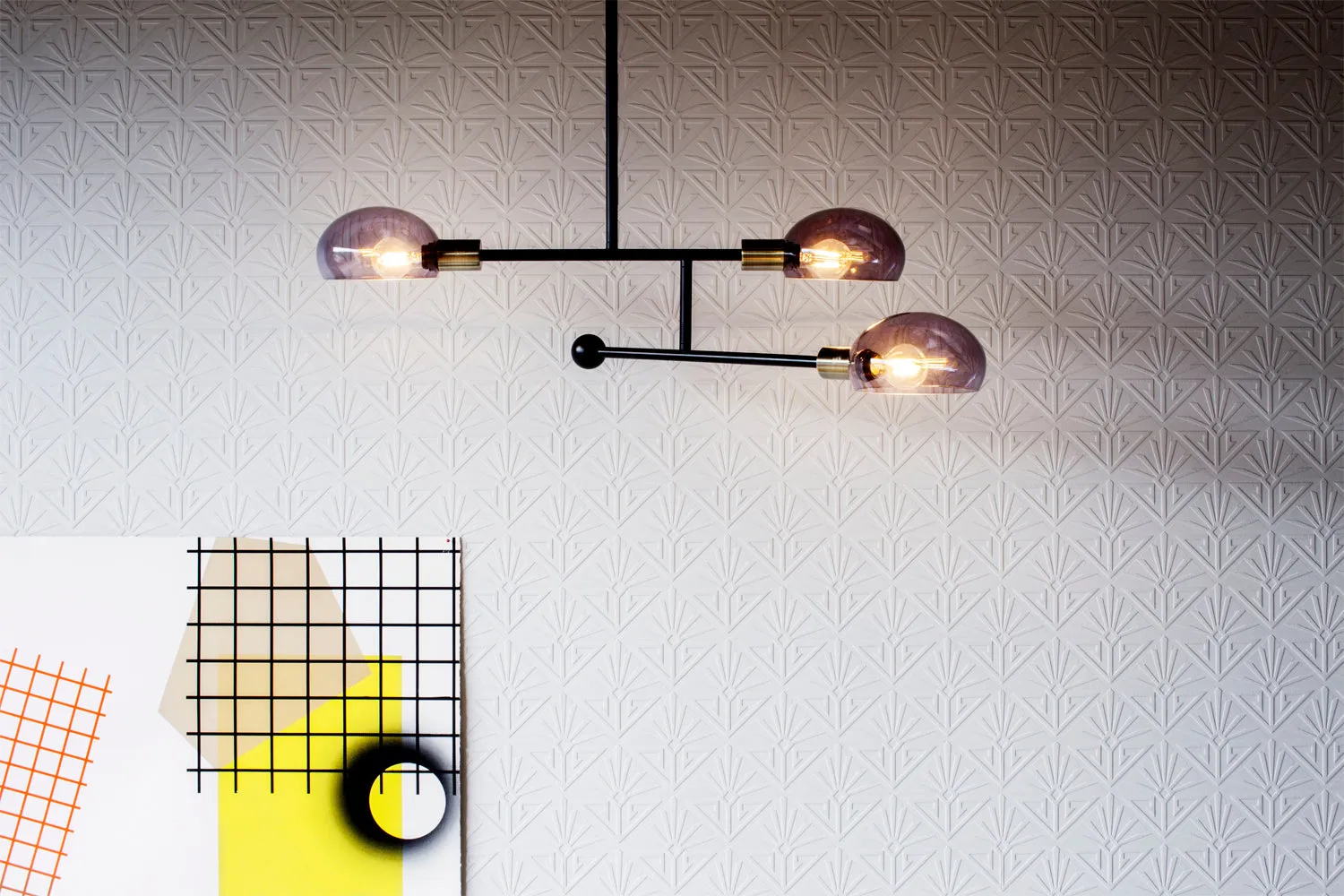 Anaglypta Deco Paradiso Wallpaper - White