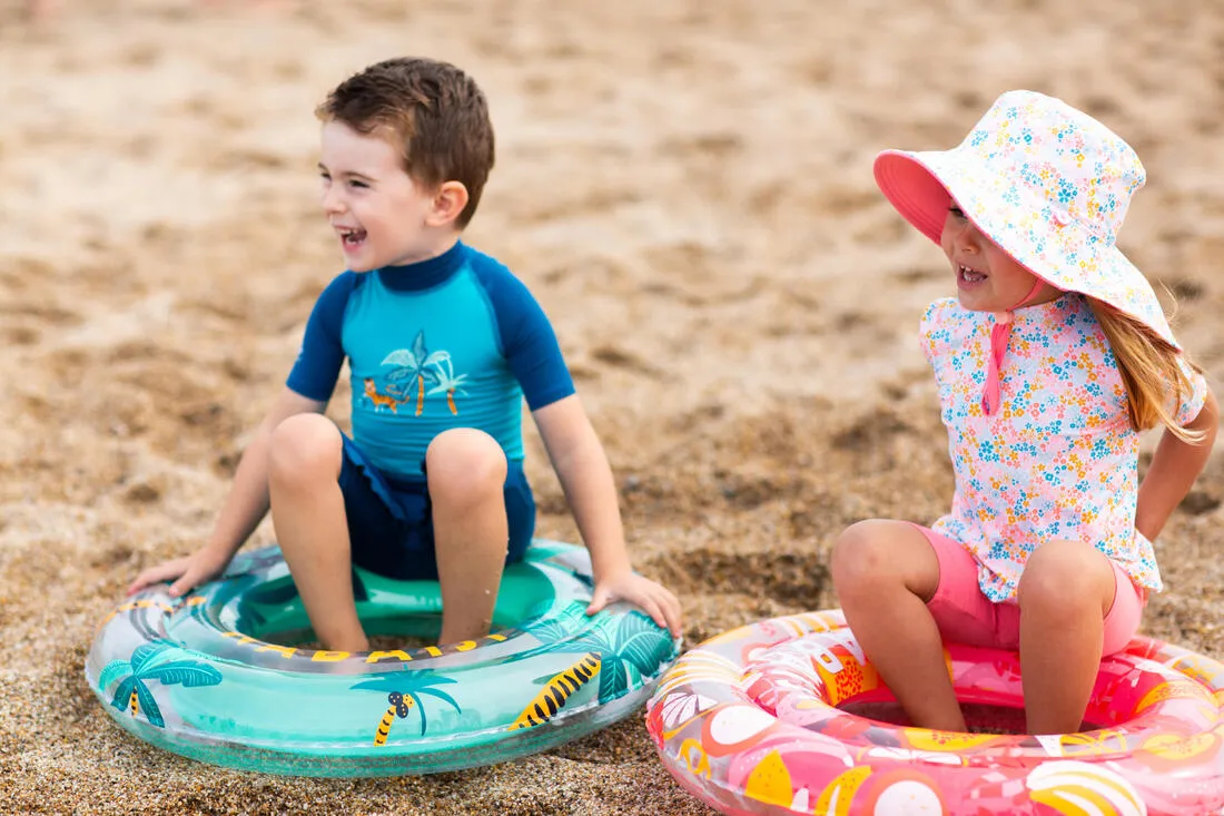 Baby / Kids' Swimming Short Sleeve UV-Protection Suit Print