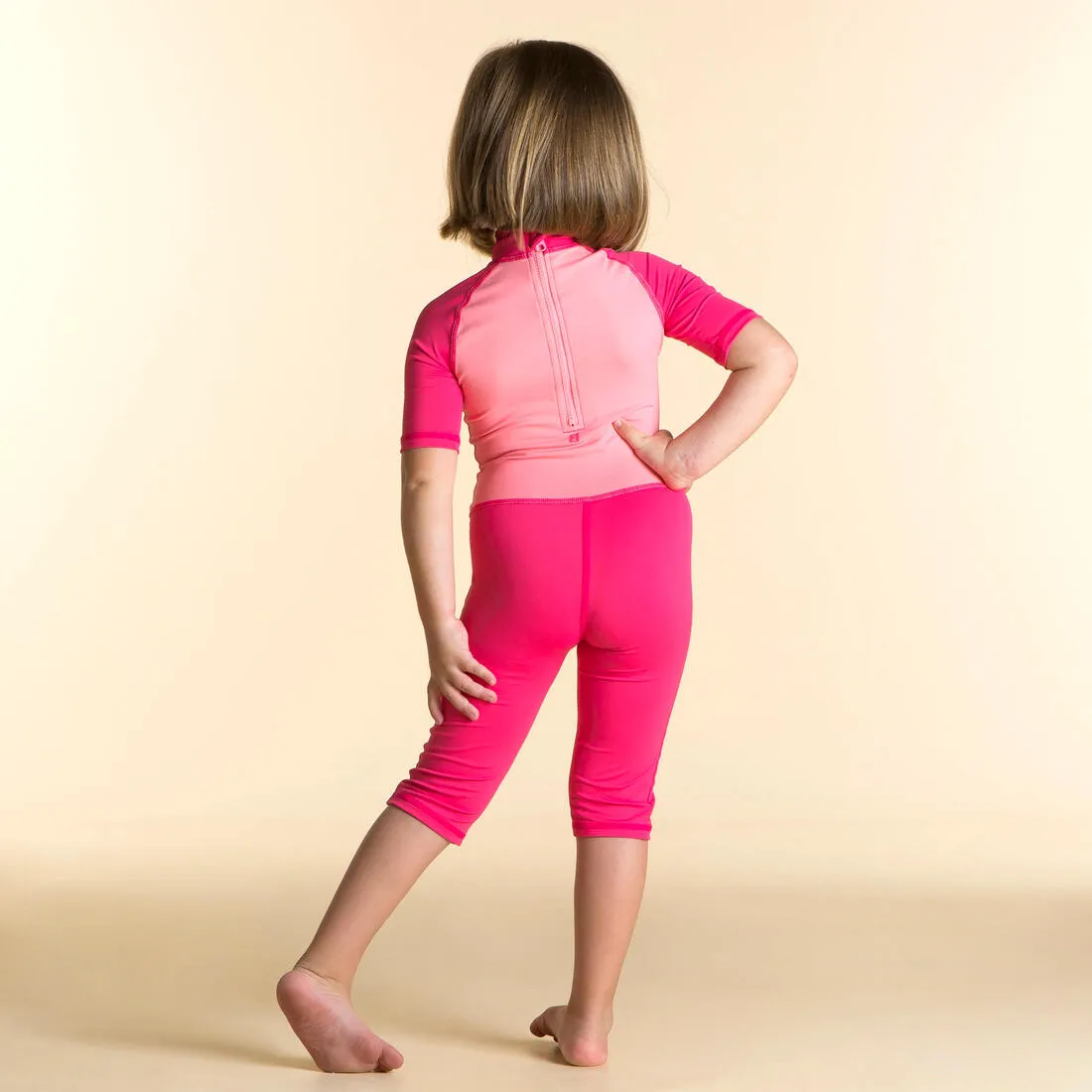 Baby / Kids' Swimming Short Sleeve UV-Protection Suit Print
