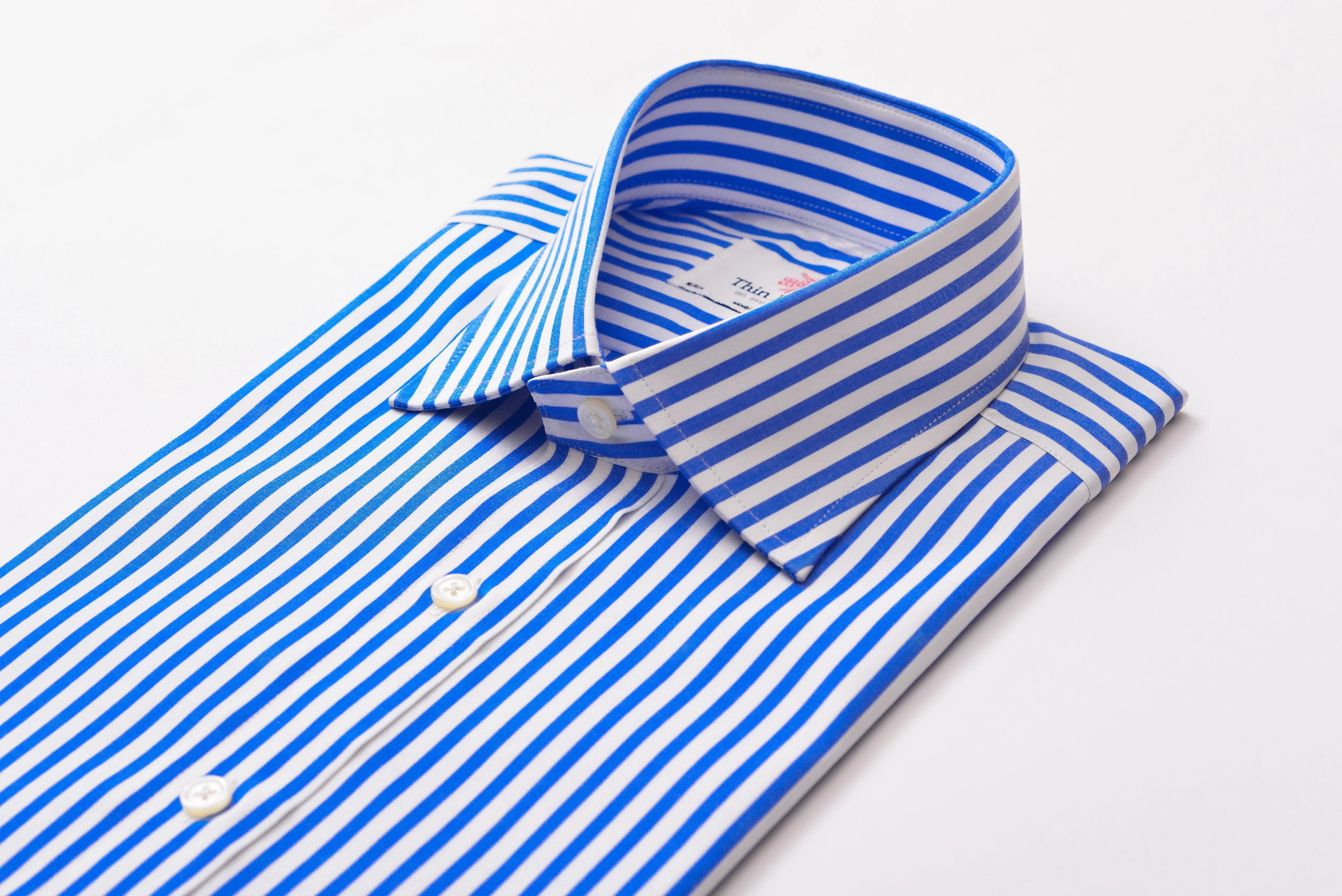 Broad Bengal Stripe Royal Blue Classic Shirt
