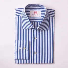 Broad Bengal Stripe Royal Blue Classic Shirt