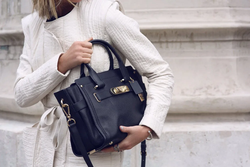 COACH SWAGGER 27 IN PEBBLE LEATHER