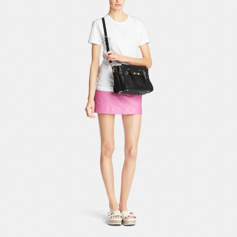 COACH SWAGGER 27 IN PEBBLE LEATHER