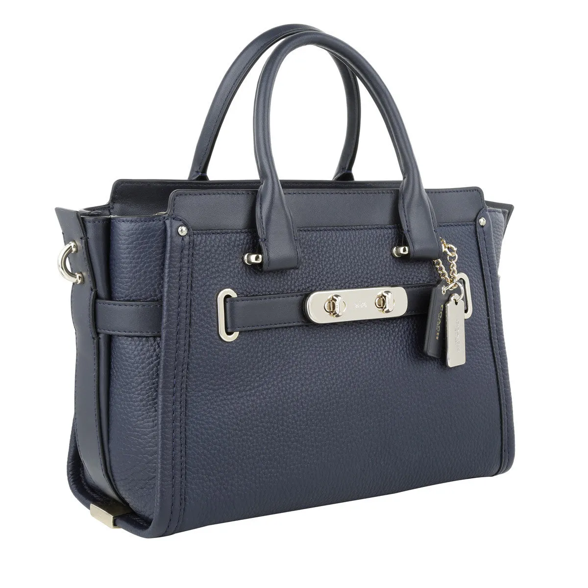 COACH SWAGGER 27 IN PEBBLE LEATHER