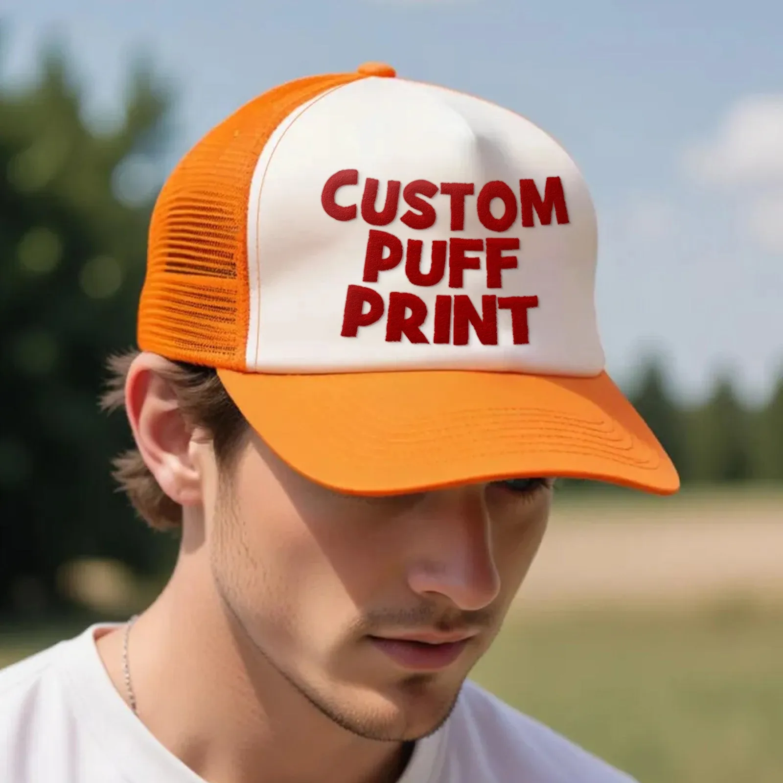 Custom Puff Print Trucker Hat Personalized Temperature-sensitive Foam Trucker Caps