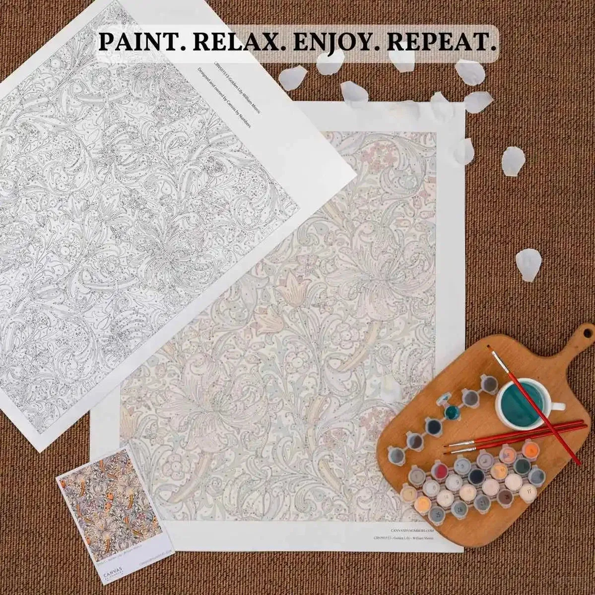 Dancer's Poise - Ballet Dancer Paint by Numbers