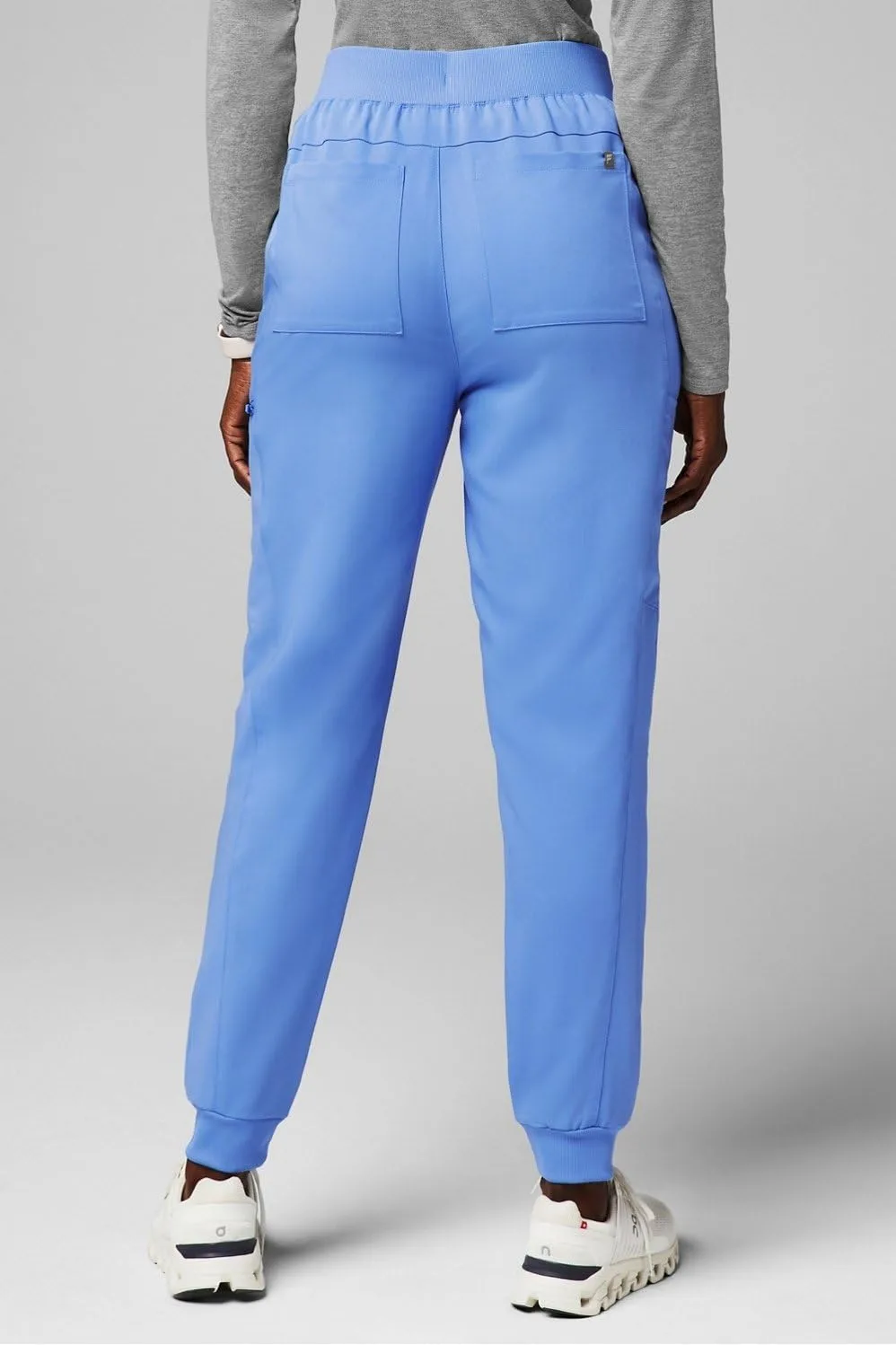 Fabletics Women's High Rise Active Scrub Jogger - MotionTech, 4-Way Stretch, Pocket-Packed, Lightweight, Semi-Slim Fit