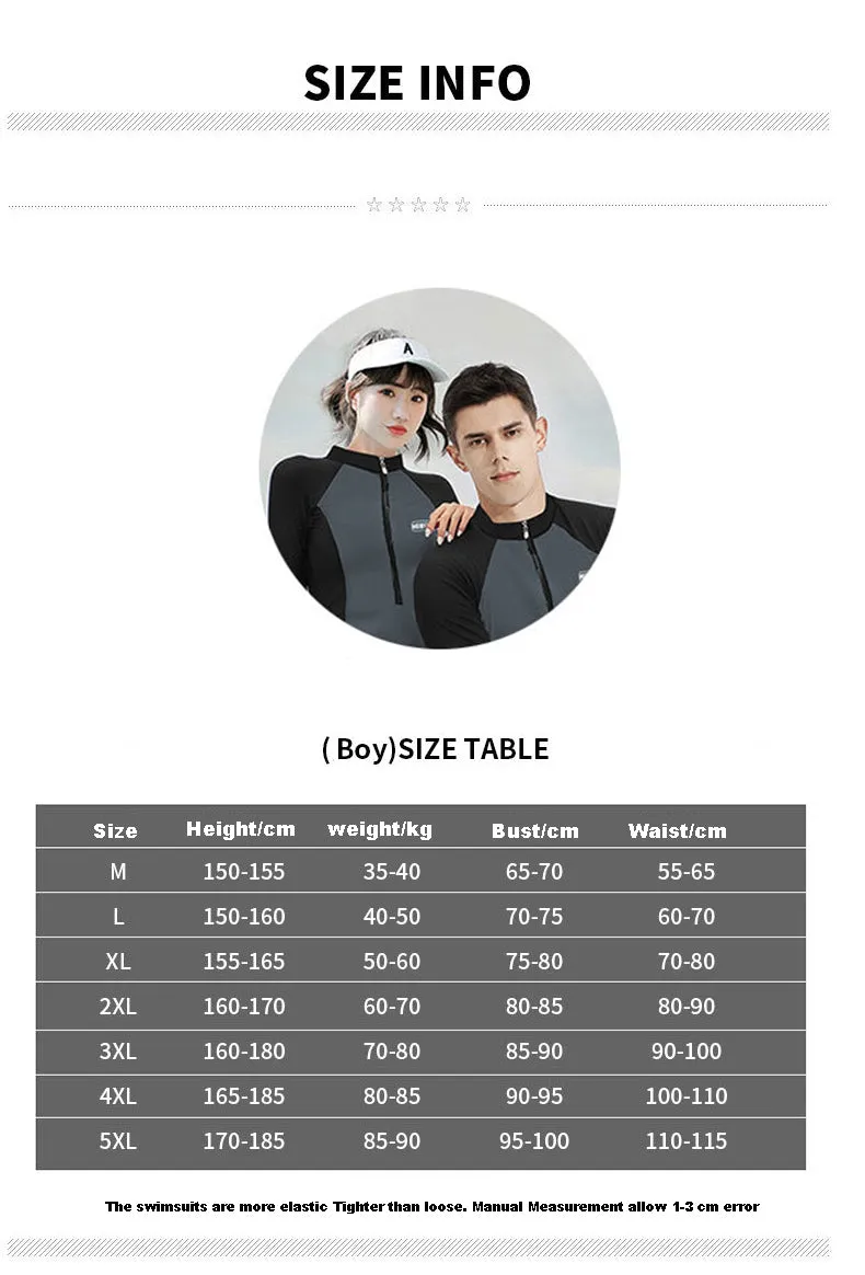Fancydresswale Men's Full Sleeve Swimming Suit, Beach wear Quick Dry Surfing Dress, Men Full Body Swimsuit