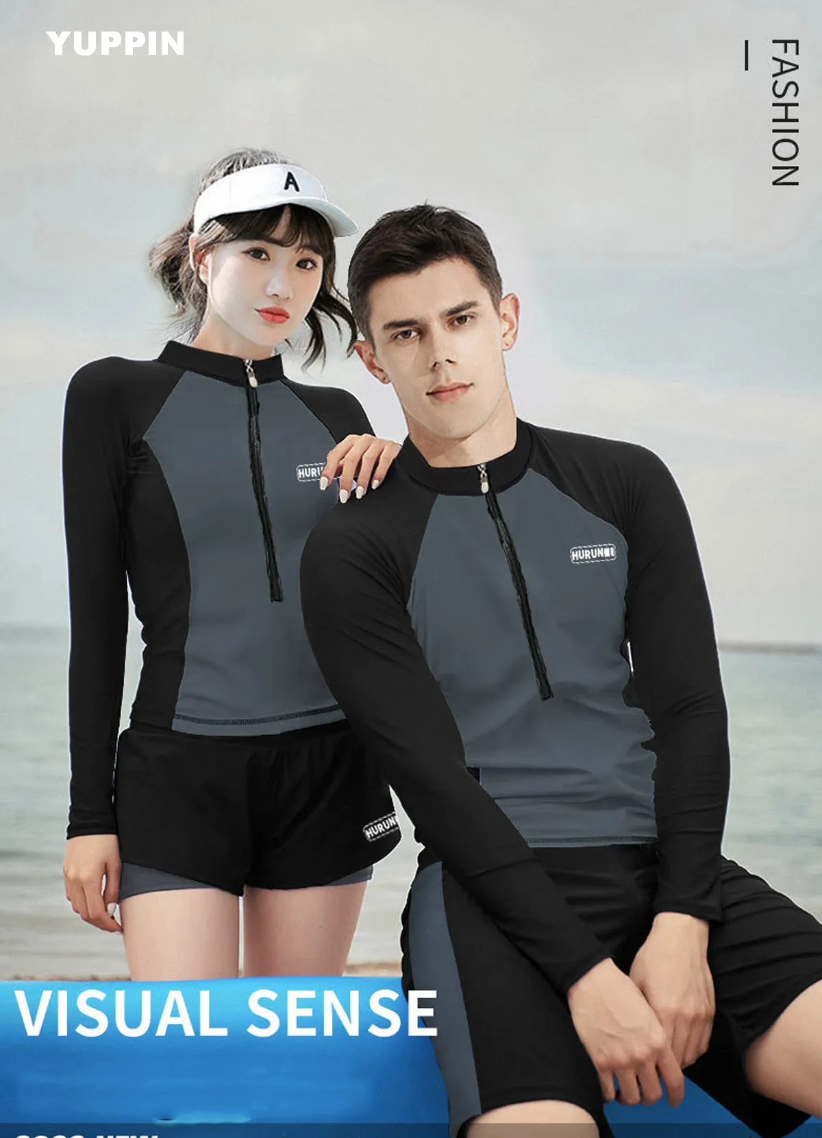 Fancydresswale Men's Full Sleeve Swimming Suit, Beach wear Quick Dry Surfing Dress, Men Full Body Swimsuit