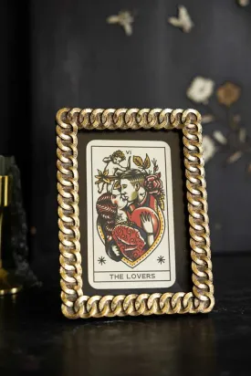 Gold Chain Rectangle Photo Frame