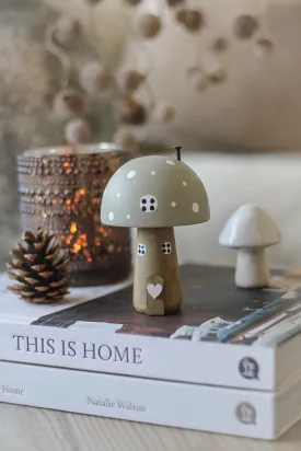 Grey Wooden Mushroom House