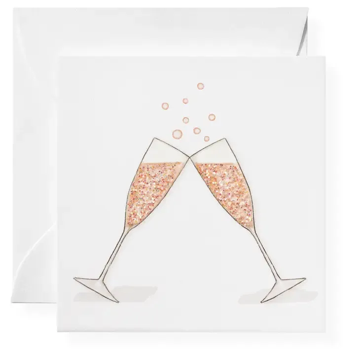Hand-Glittered Enclosure Cards