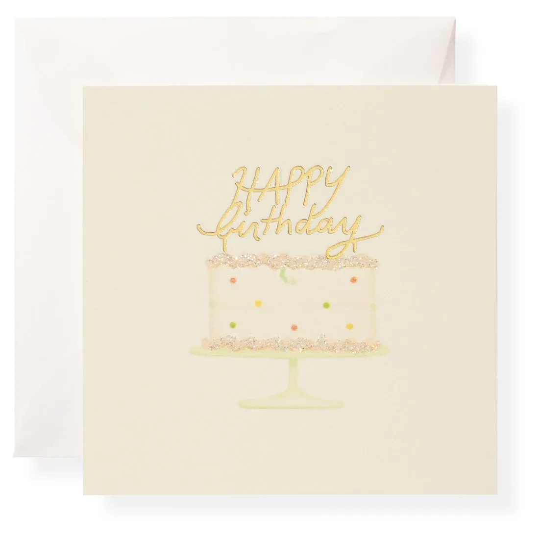 Hand-Glittered Enclosure Cards