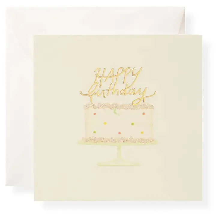 Hand-Glittered Enclosure Cards