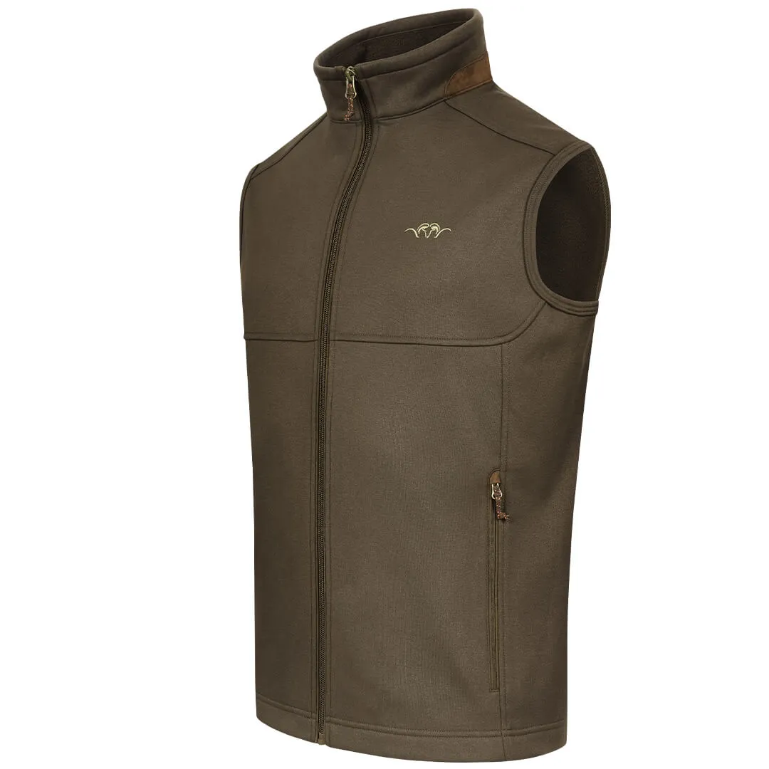 Kylar Fleece Waistcoat - Dark Brown by Blaser