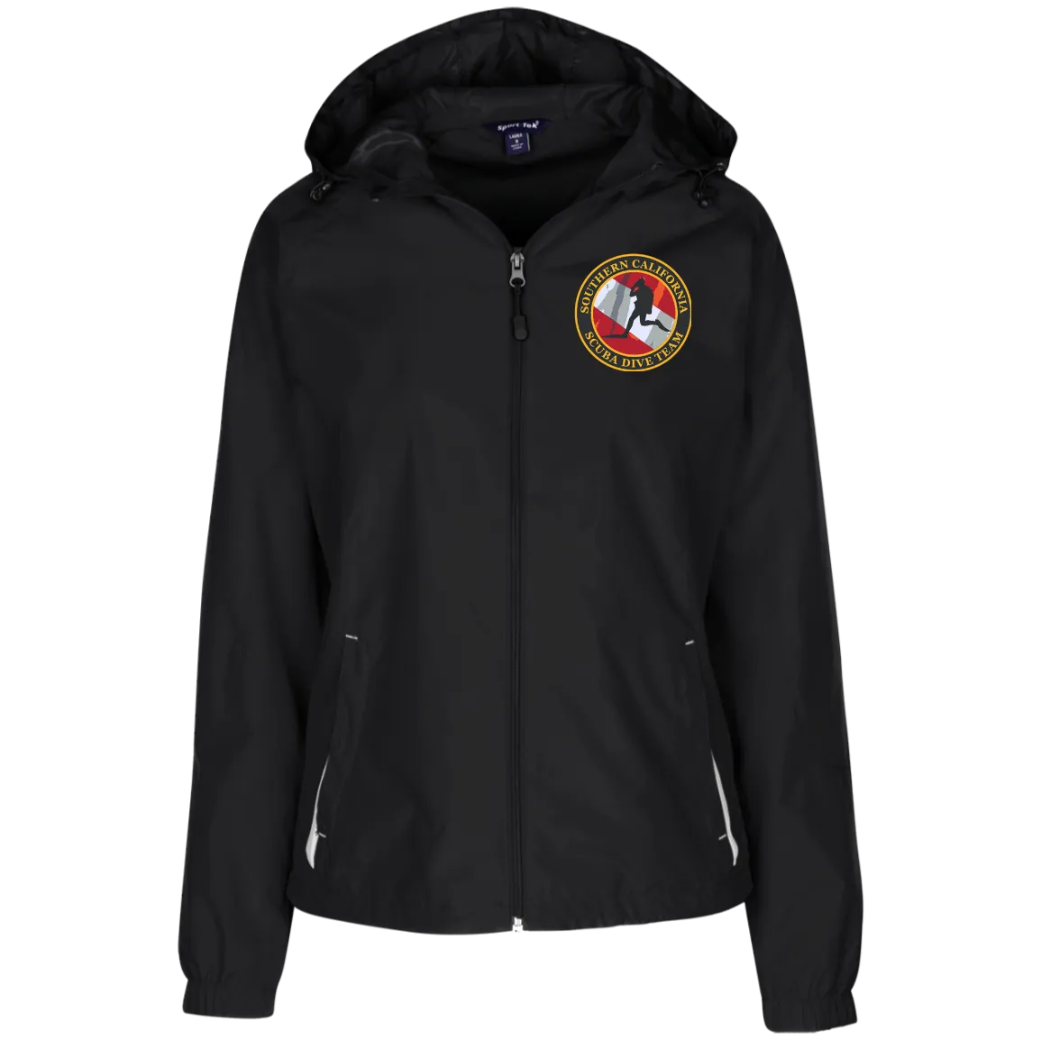 Ladies Jersey-Lined Hooded Windbreaker