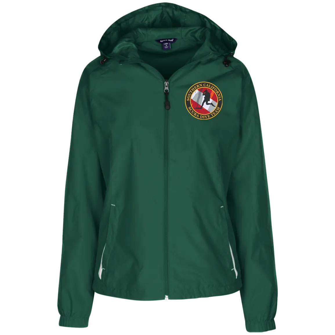 Ladies Jersey-Lined Hooded Windbreaker