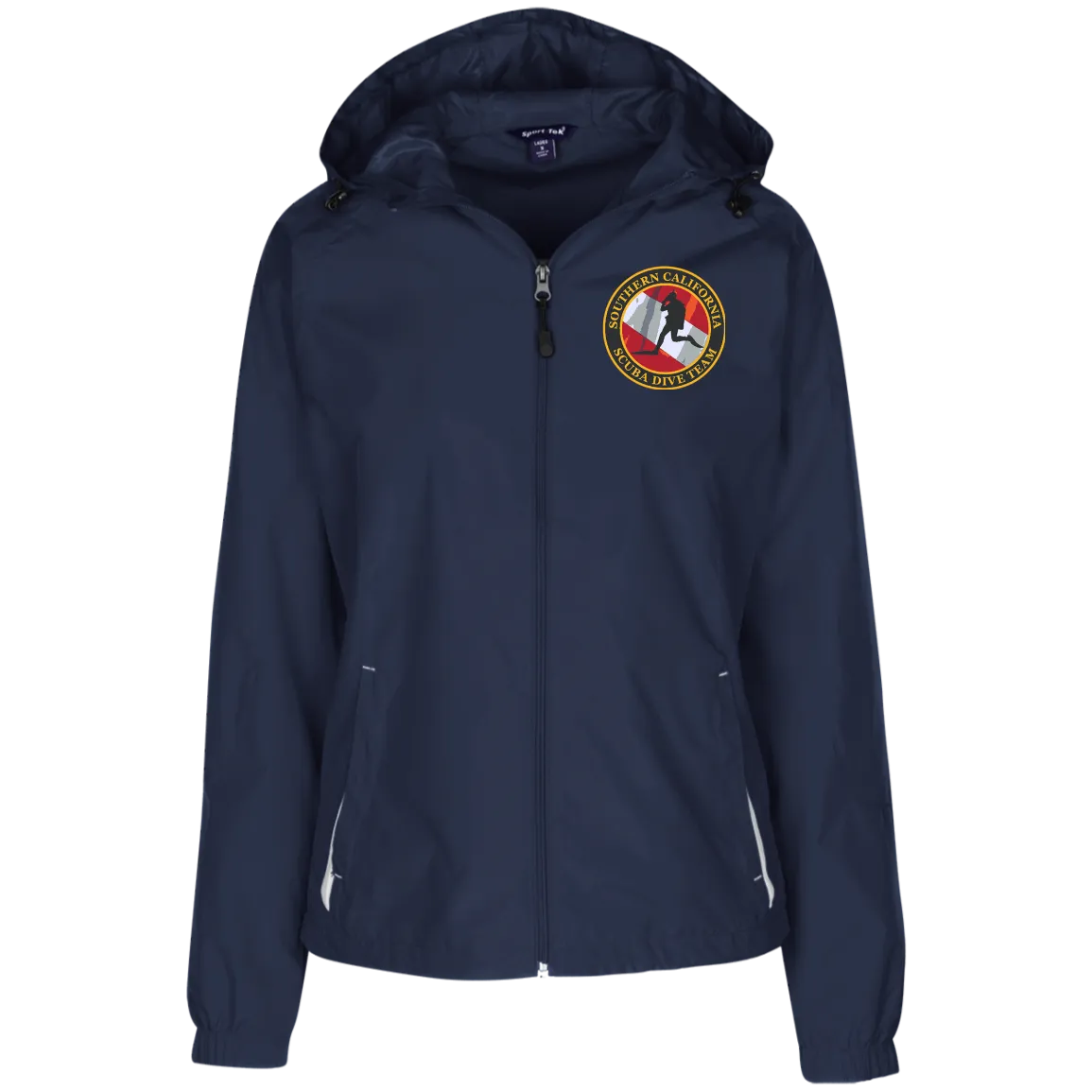 Ladies Jersey-Lined Hooded Windbreaker