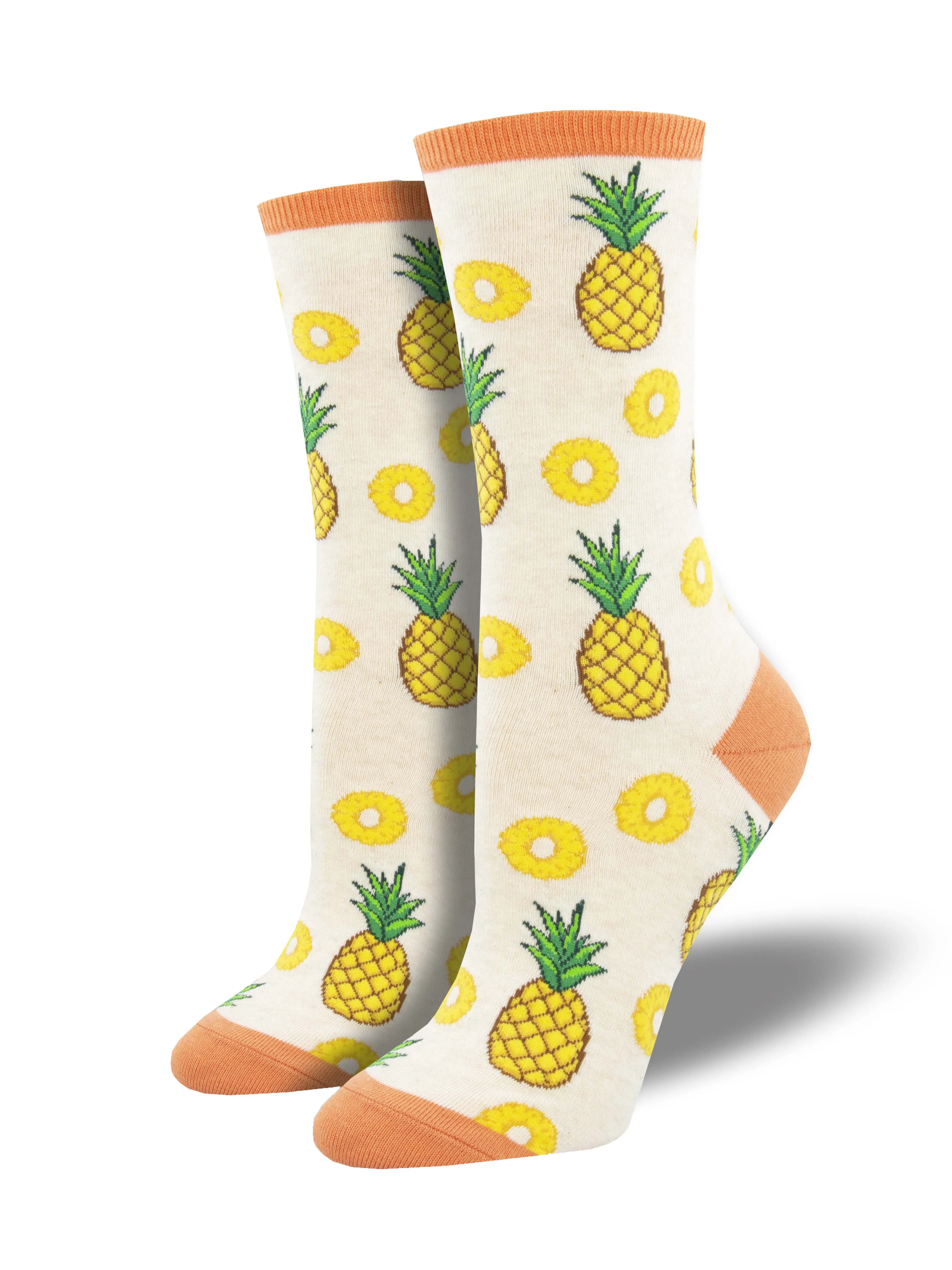 Ladies Partial To Pineapples Graphic Socks
