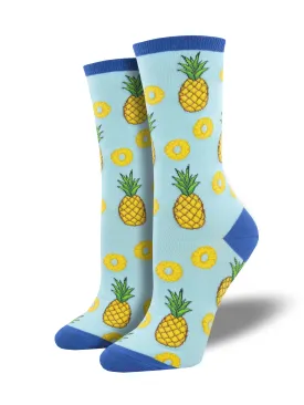 Ladies Partial To Pineapples Graphic Socks
