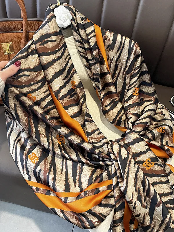 Leopard Printed Sun Protection Shawl&Scarf
