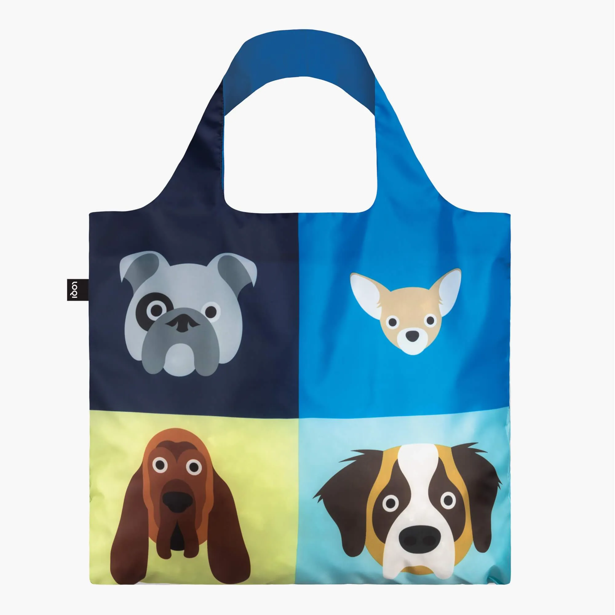 Loqi Tote Bag with Zip Pouch - Stephen Cheetham - Dogs Bag