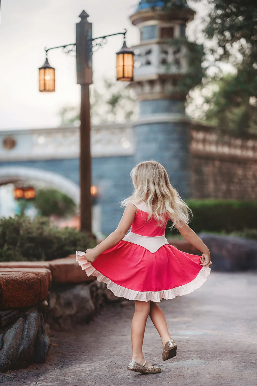 Make it Pink Sleeping Beauty Twirl Dress