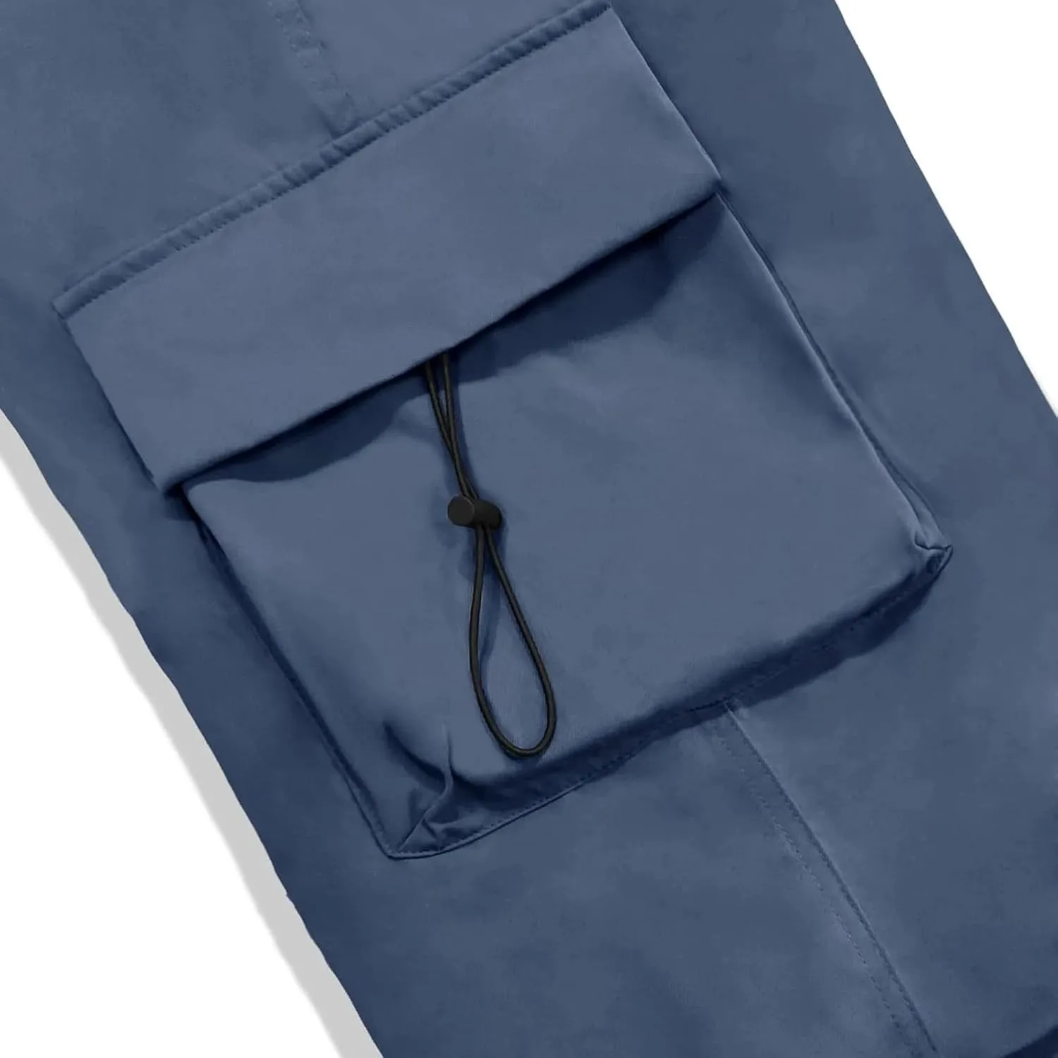 Mens Baggy Cargo Pants Casual Parachute Pants Drawstring Workout Athletic Sweatpants Plus Size Loose Harem Joggers