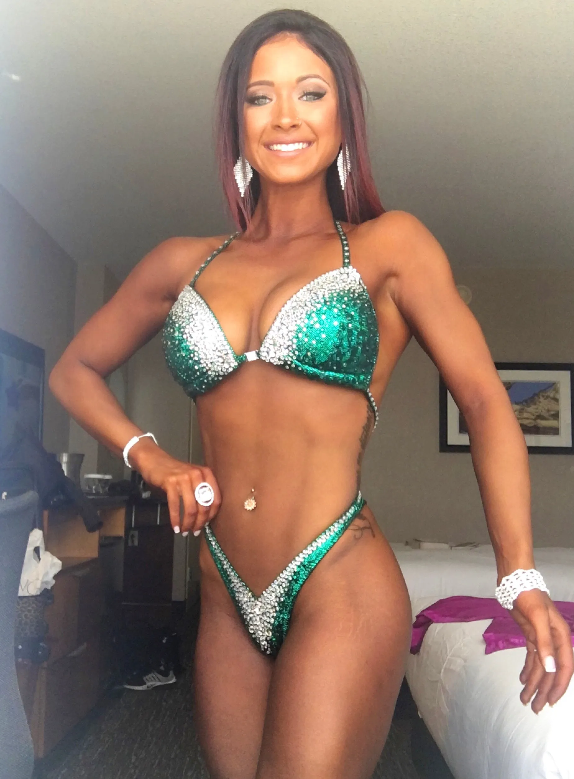 Nina competition figure/physique suit