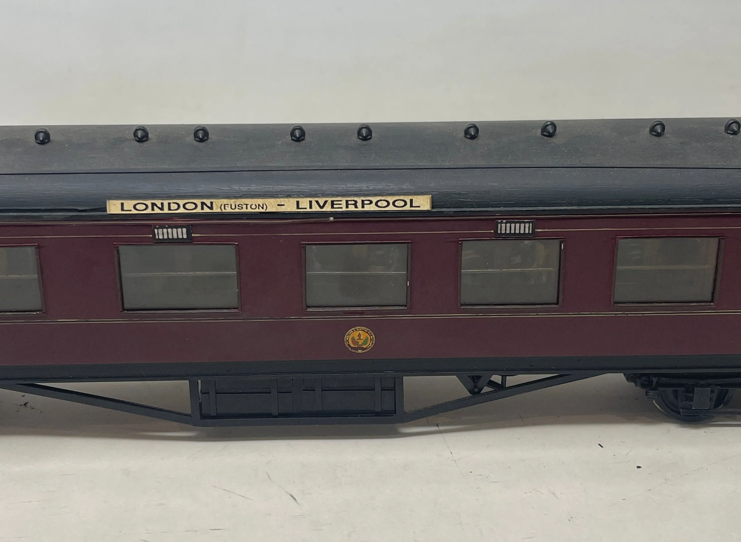 O Gauge LMS Maroon Stanier `3rd Coach
