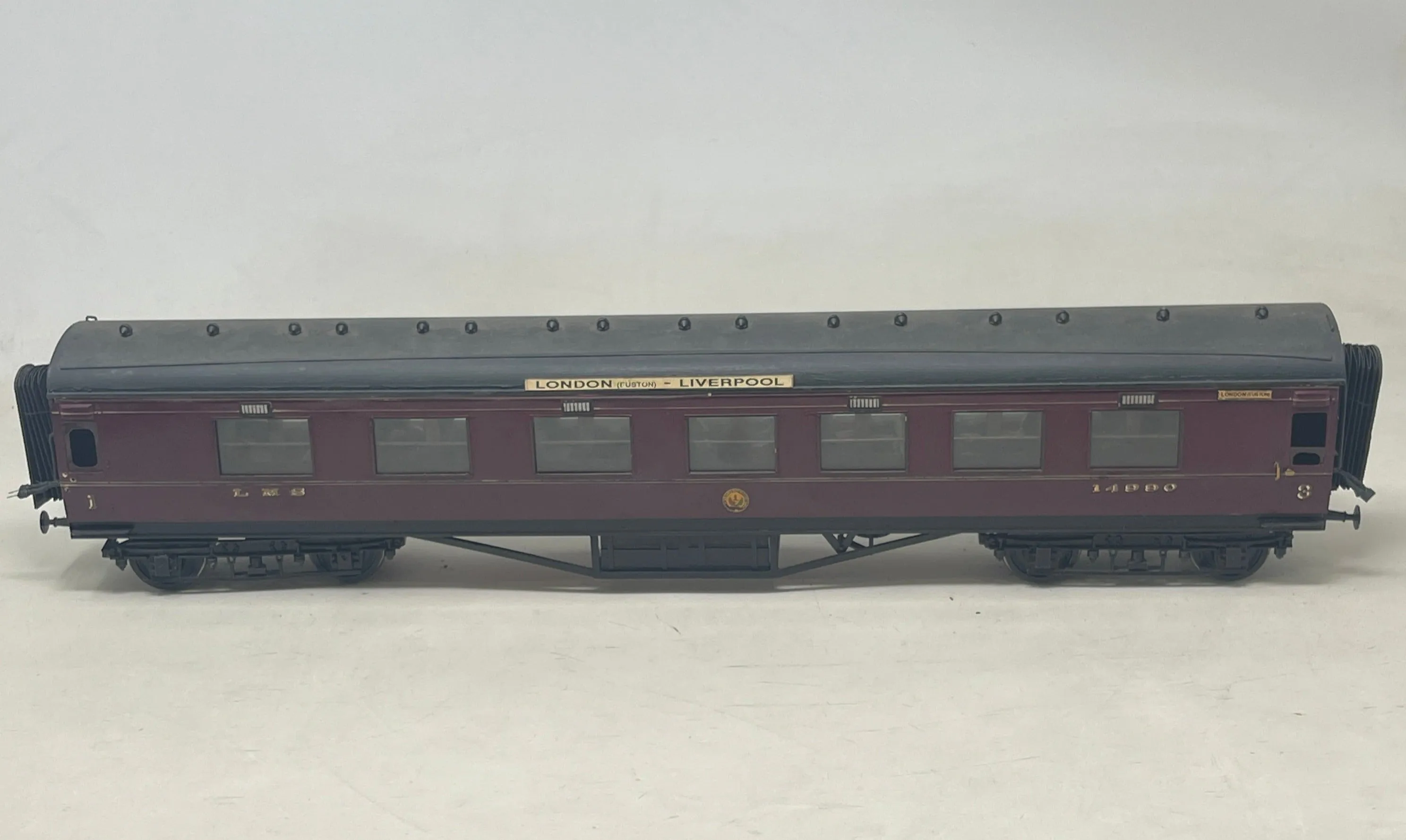 O Gauge LMS Maroon Stanier `3rd Coach