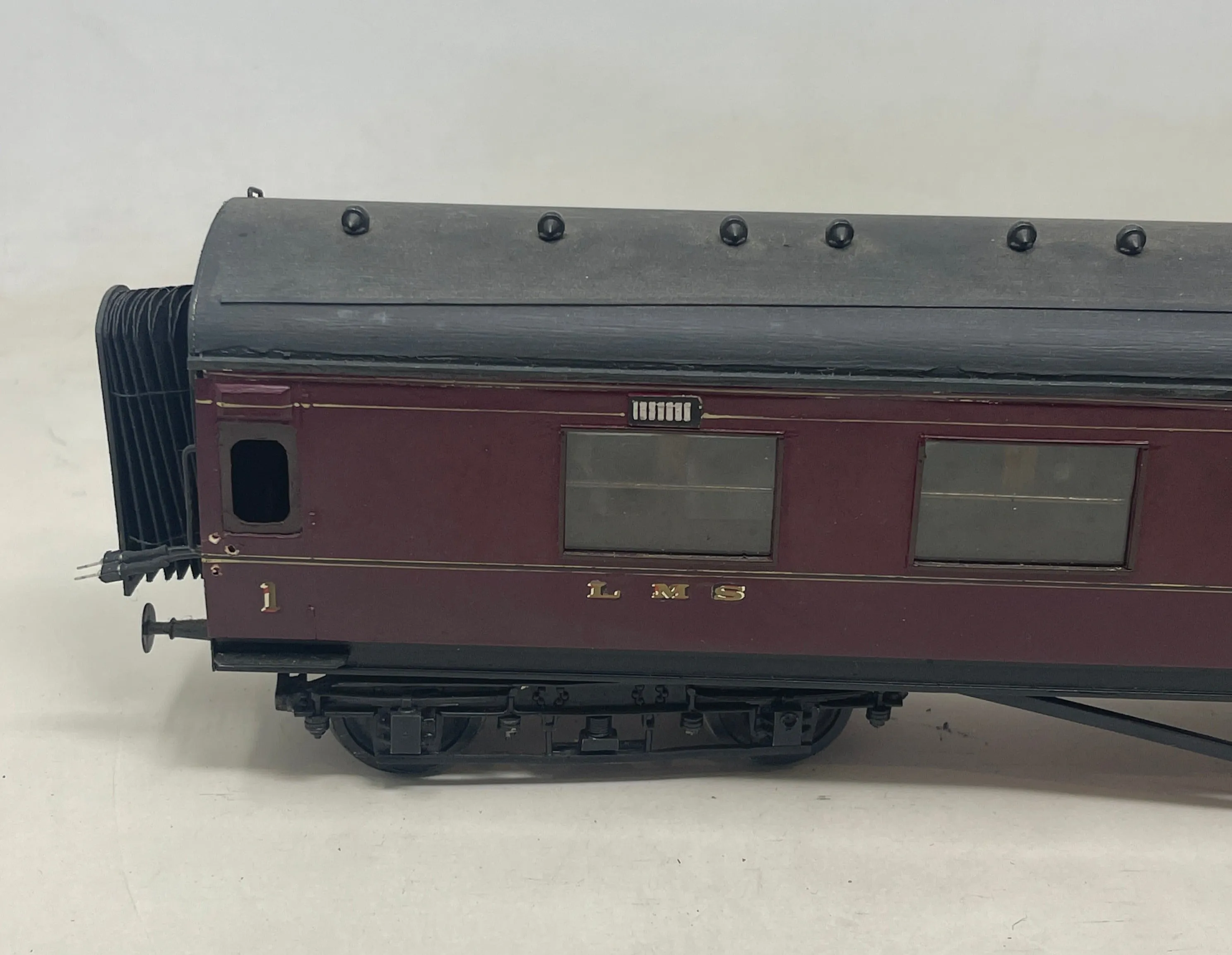 O Gauge LMS Maroon Stanier `3rd Coach