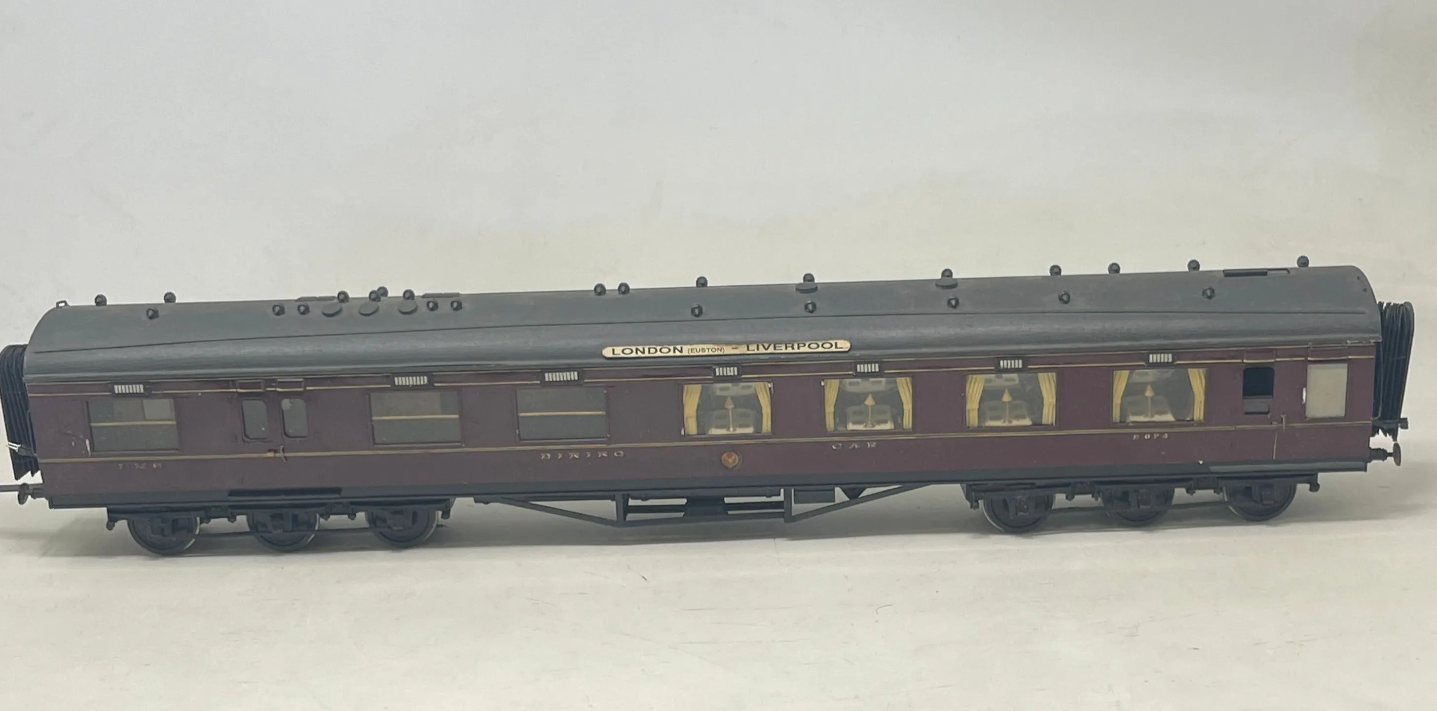 O Gauge LMS Maroon Stanier Dining Coach
