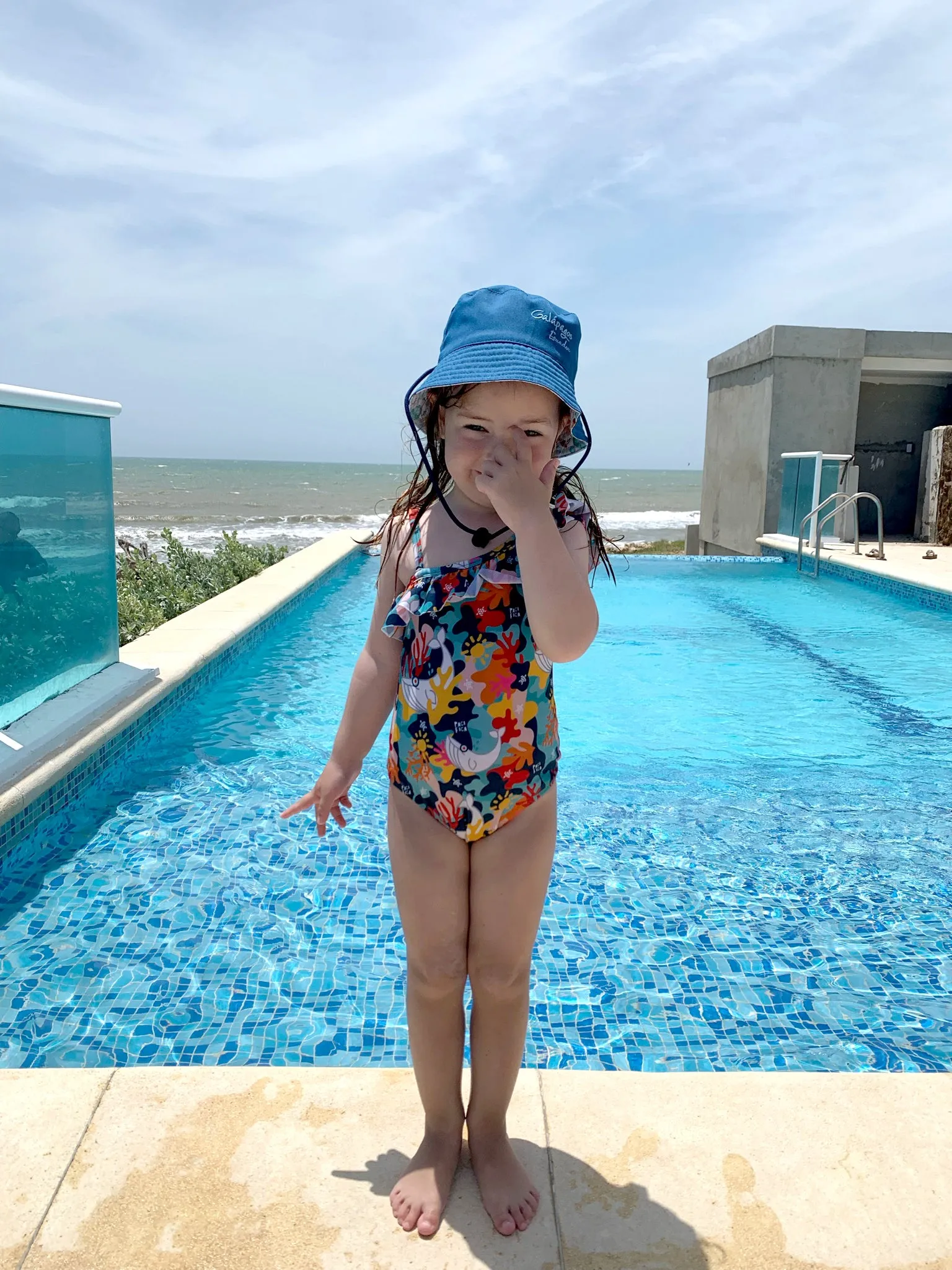 One Shoulder Ruffle Swimsuit Pacifica