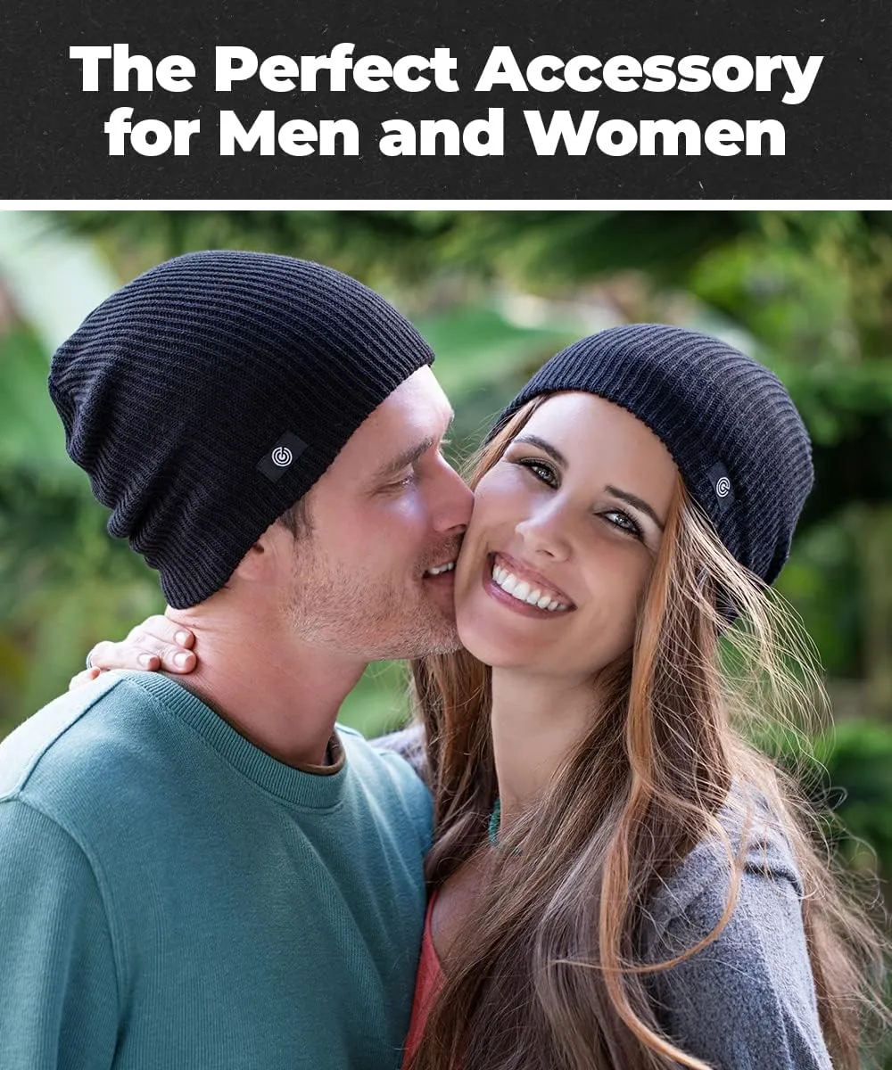 Original Rib Knit Beanie Cap - Warm Autumn Beanie for Men & Women - Soft & Stretchy