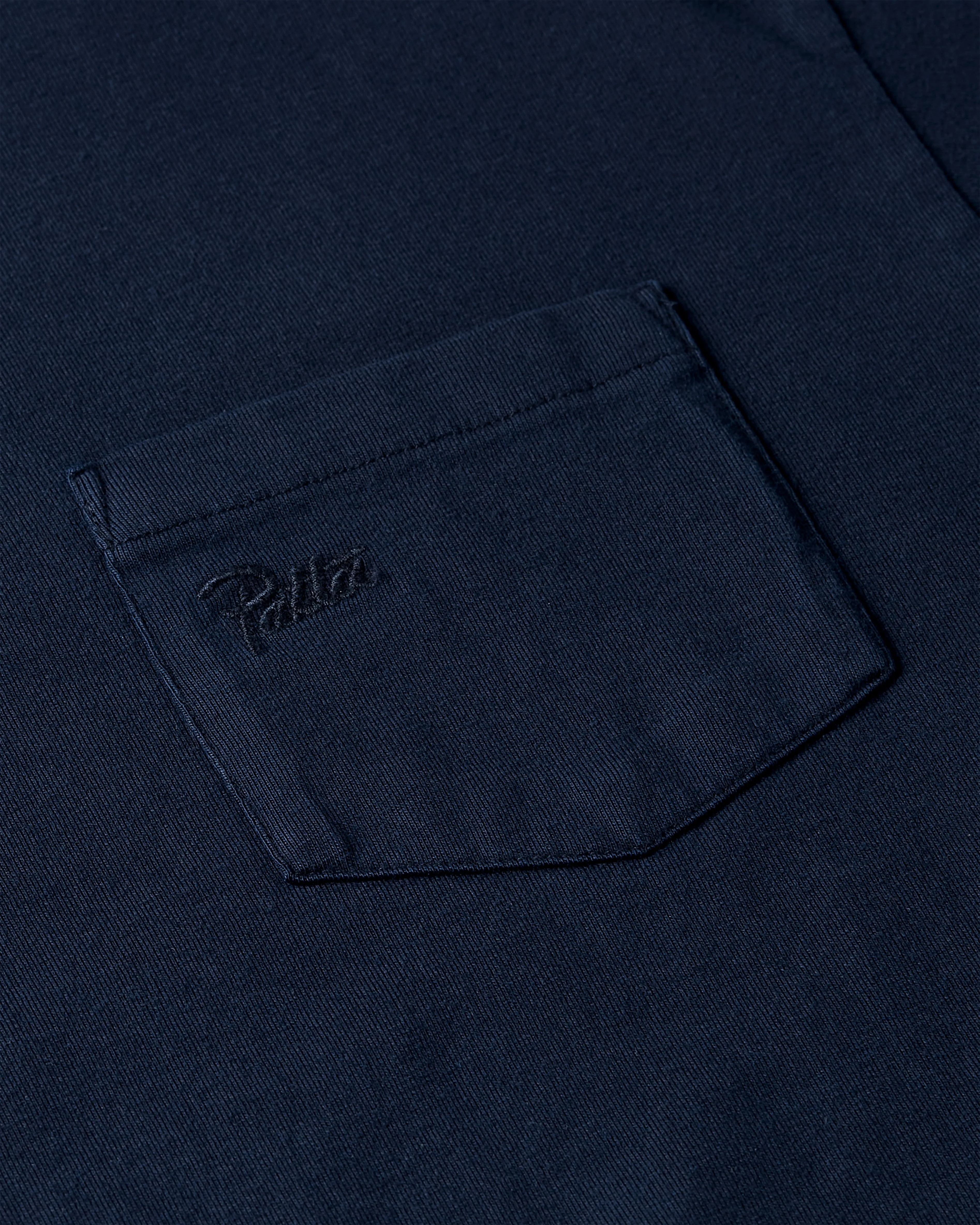 Patta Basic Washed Pocket T-Shirt (Black Iris)