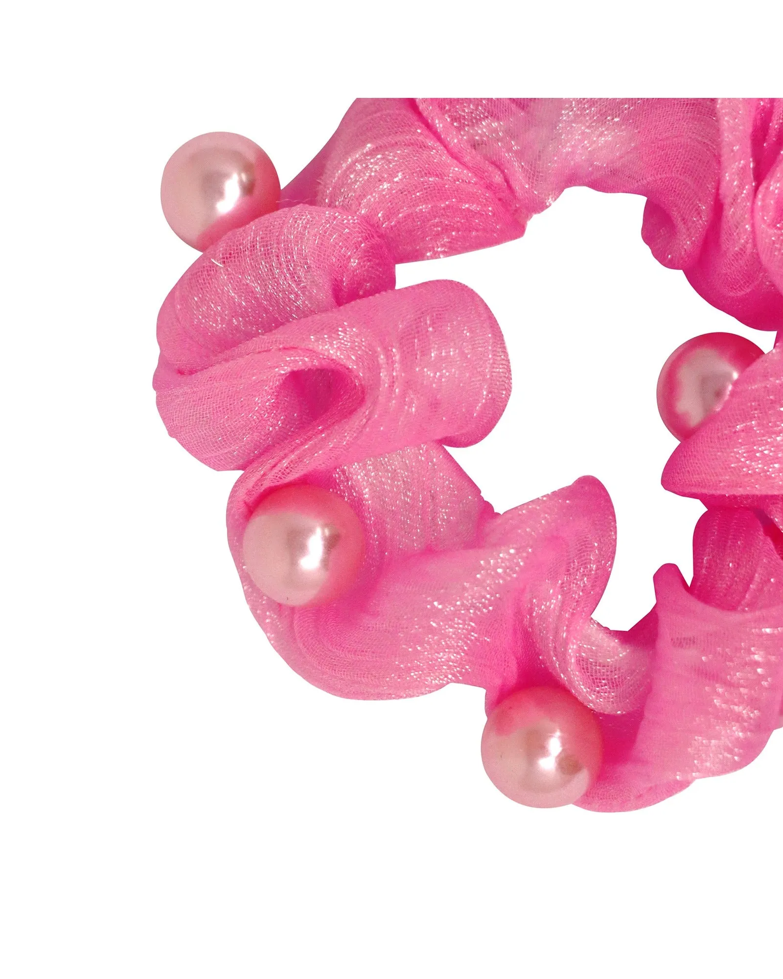 Pink Poppy Ballerina Boutique Hair Scrunchie
