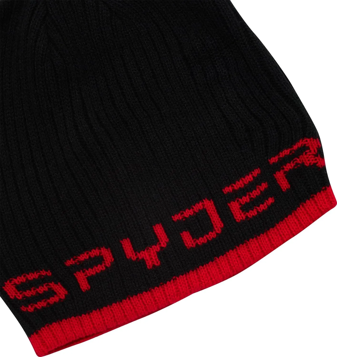 Spyder Men's Beanie - Lightweight Winter Rib Slouchy Beanie for Men - Soft and Warm Mens Beanie Hat, Skull Cap & Winter Hats