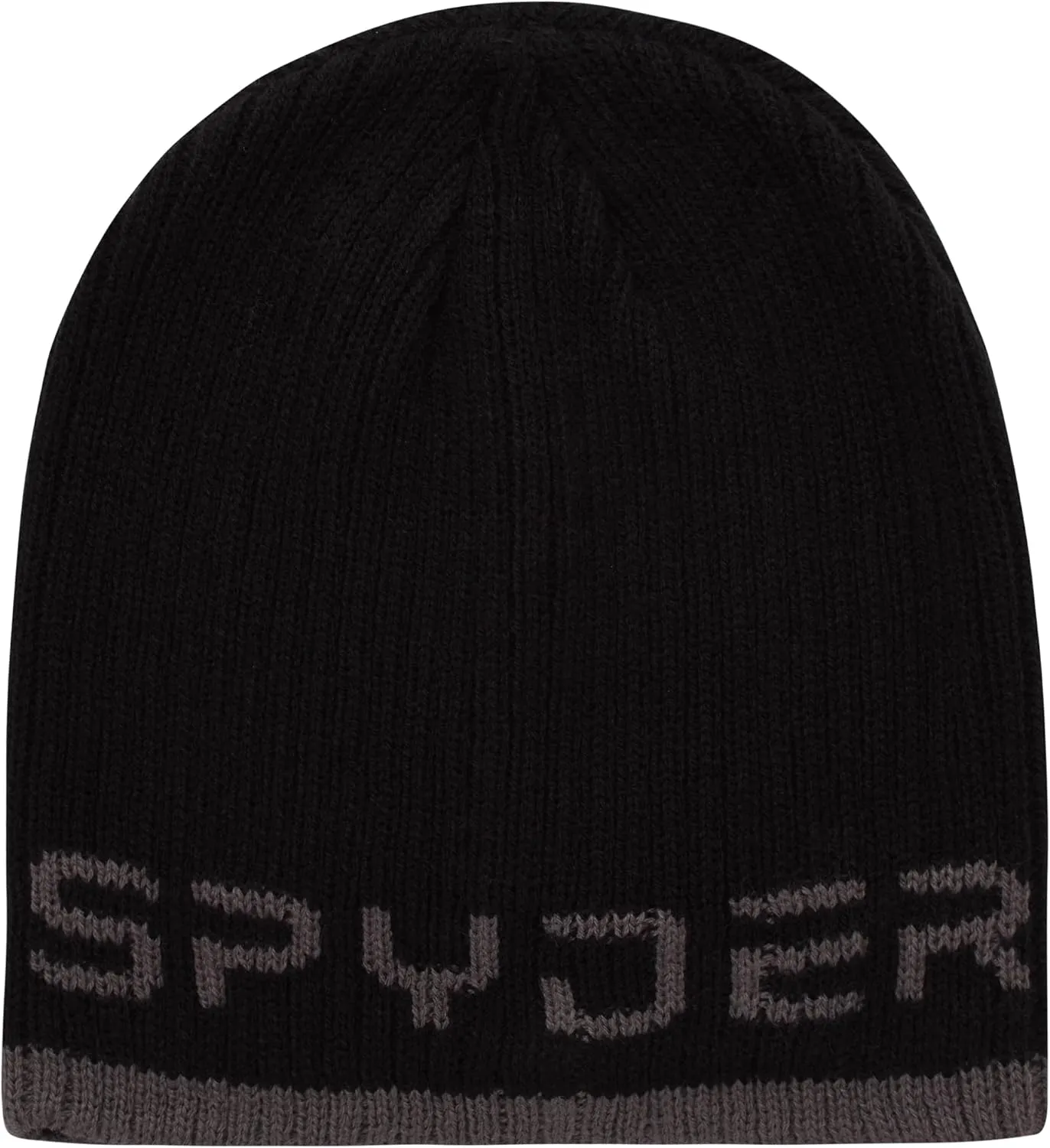 Spyder Men's Beanie - Lightweight Winter Rib Slouchy Beanie for Men - Soft and Warm Mens Beanie Hat, Skull Cap & Winter Hats