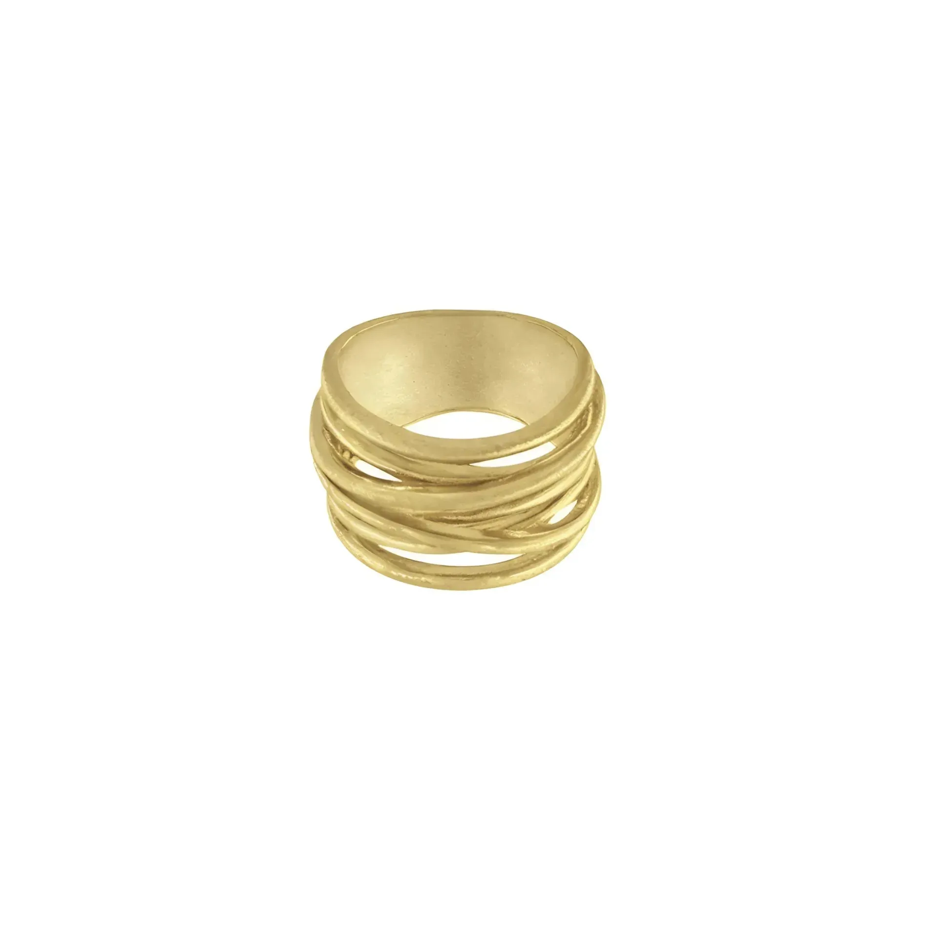 Tara Wrap It Ring Gold Plating