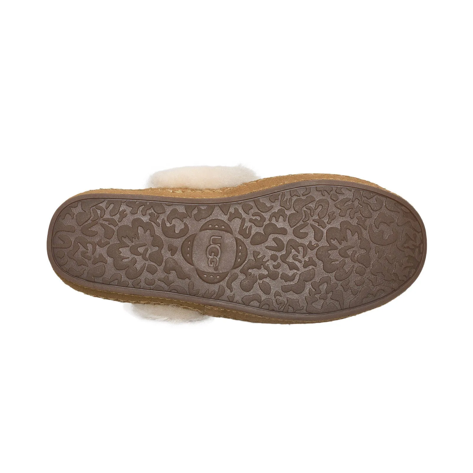 UGG Aira Tehuano Chestnut Slippers