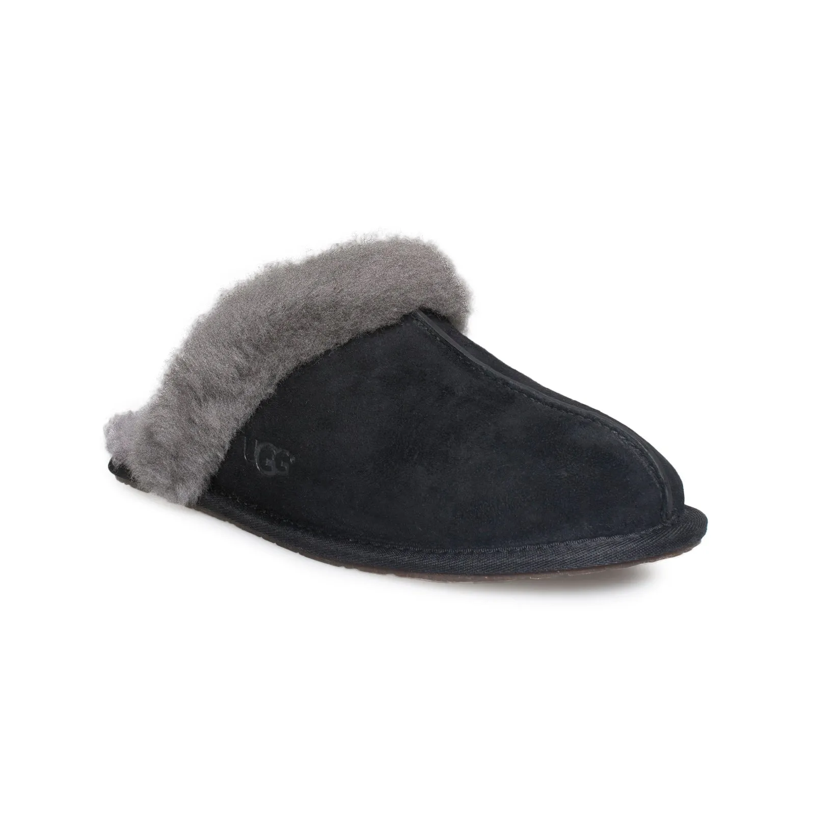 UGG Scuffette II Black / Grey Slippers