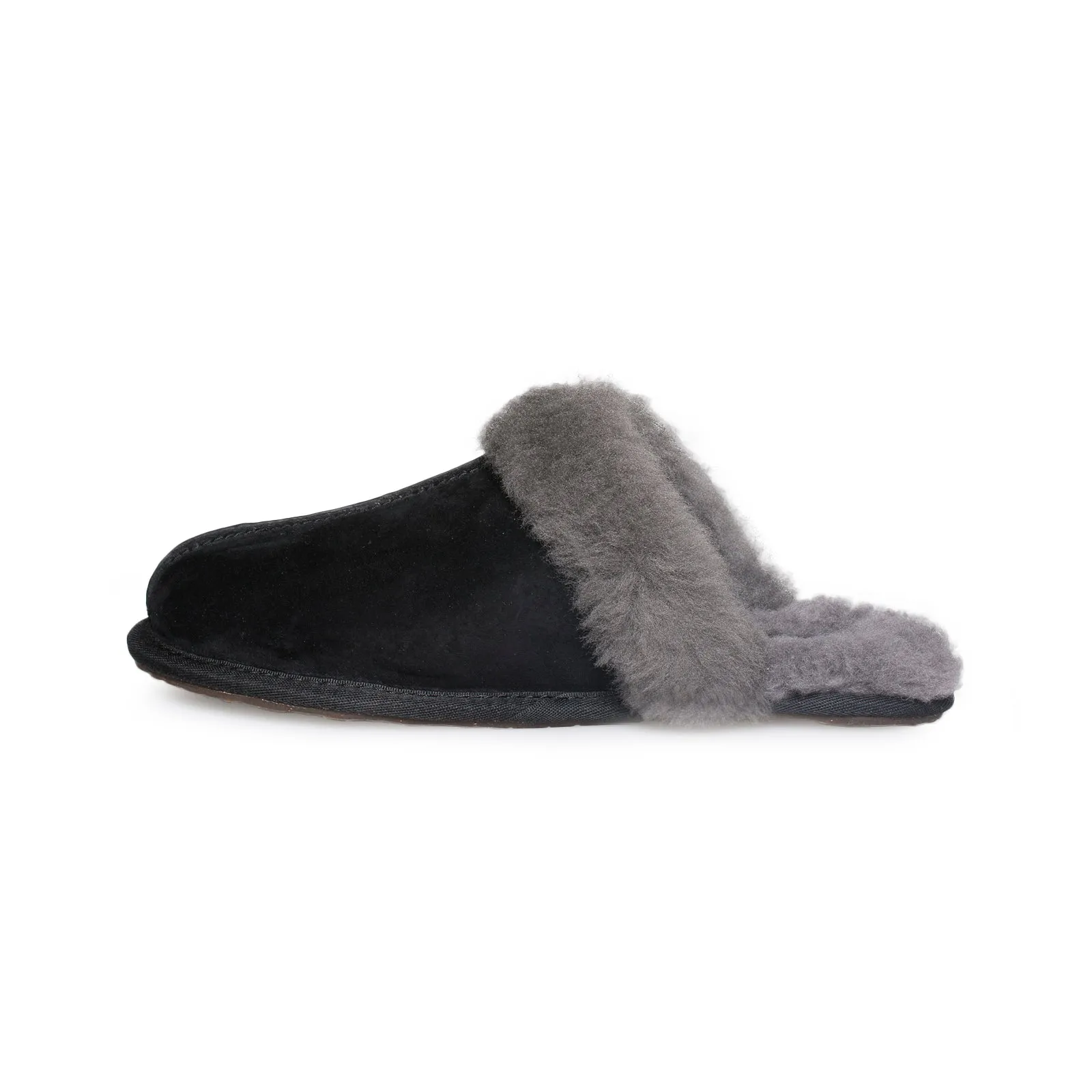 UGG Scuffette II Black / Grey Slippers