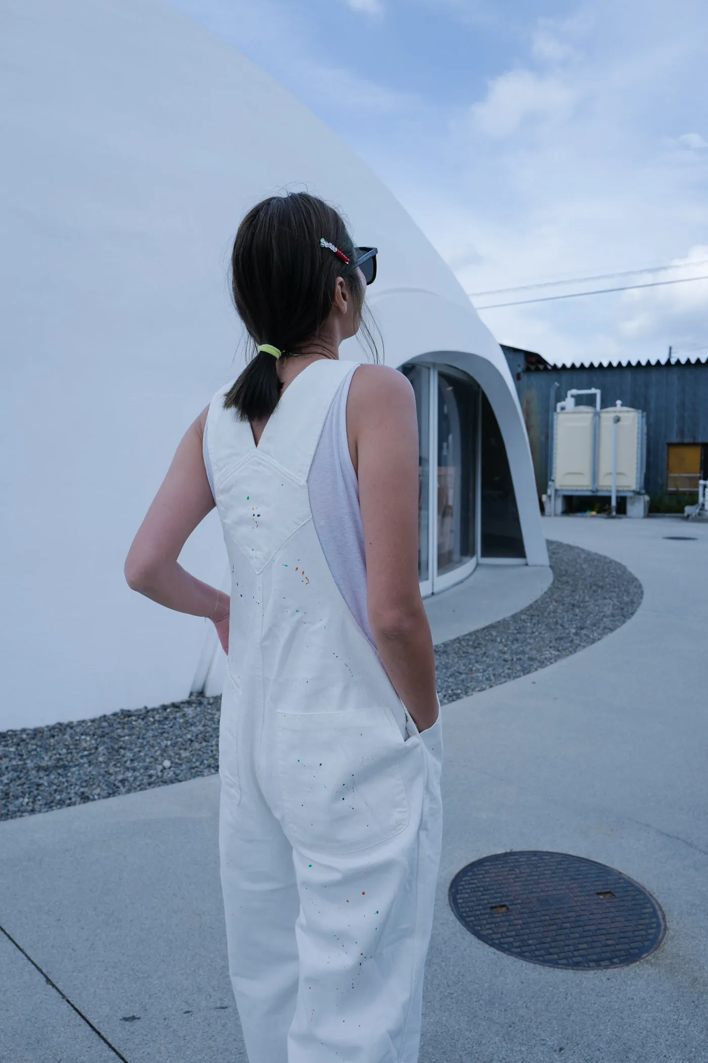 White Lacquer Dungaree *BEST BUY*