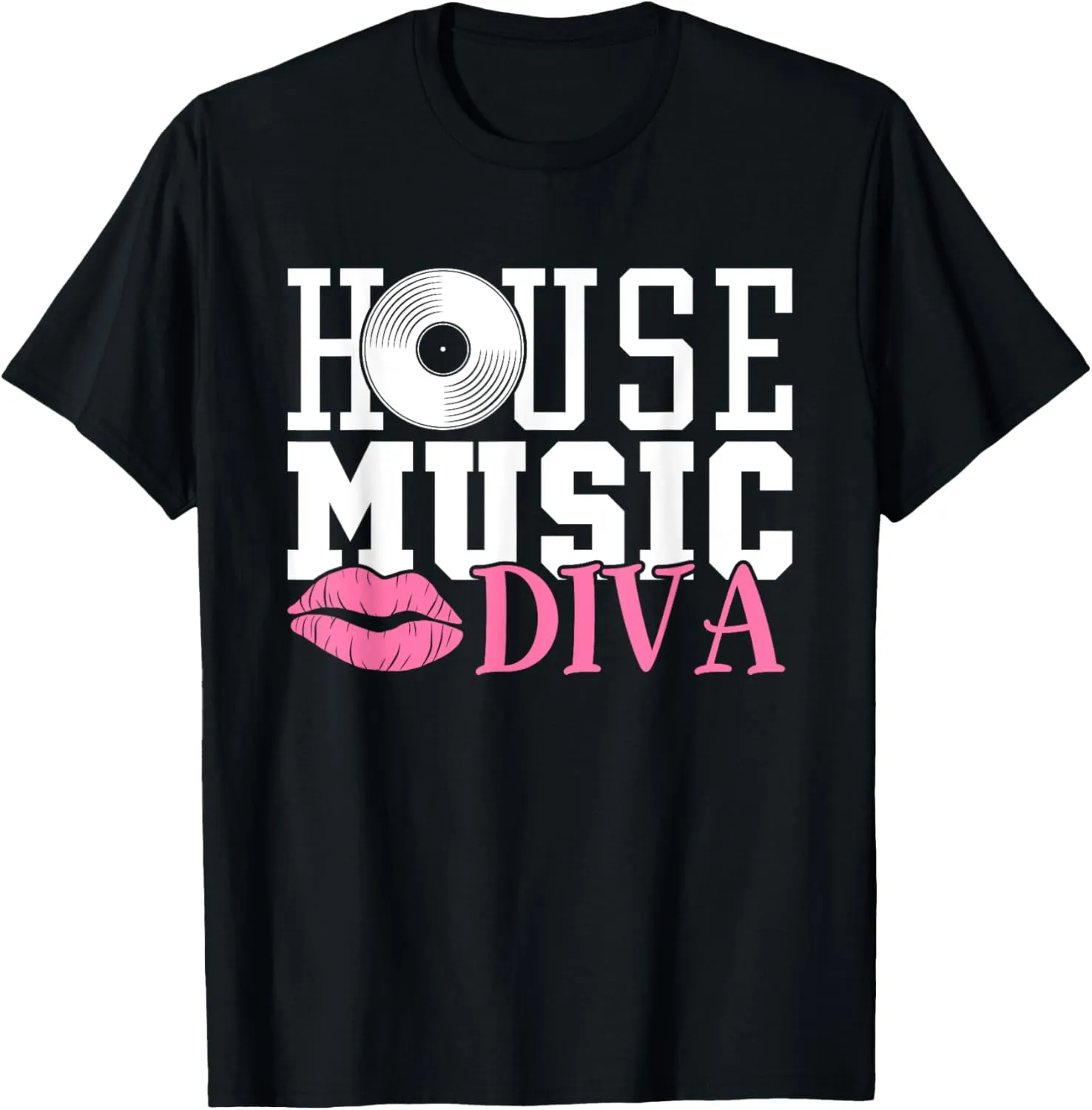 Womens House Music Diva - DJ EDM Rave Music Festival T-Shirt