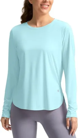 Women's Sun Shirts UPF 50  Long Sleeve UV Protection Shirt Lightweight Quick Dry Workout Hiking Tops for Women
