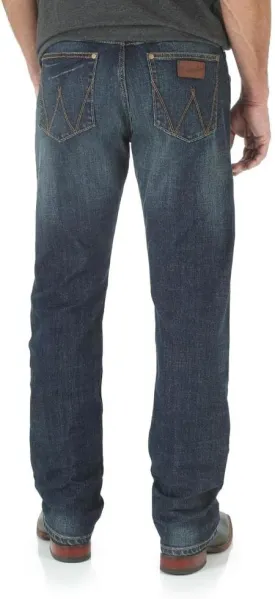 Wrangler Men's Tall Size Retro Slim Fit Straight Leg Jean, Bozeman, 32W x 38L